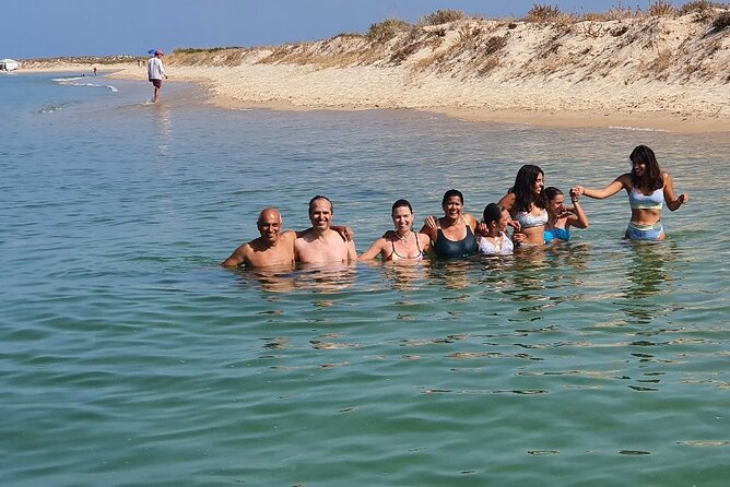 5-hour tour with 3 stops around the islands and beaches of Ria Formosa - Oyster Nurseries, Almonds, and the Working Coast