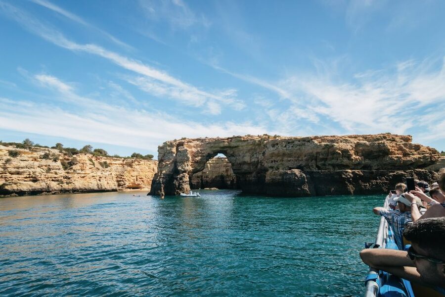 Albufeira: 2.5-Hour Benagil Caves & Dolphin Watching - The dolphin search is the unpredictable part