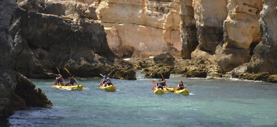 Albufeira: Algarve Kayak and Coastline Tour - From Albufeira Marina to Praia do Castelo