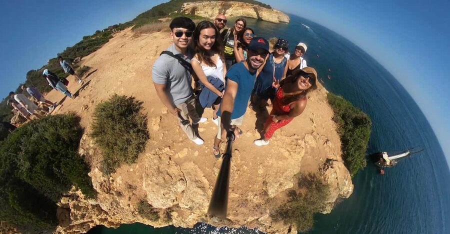 Albufeira: Benagil, Algar Seco, Marinha, and 7 Valleys Tour - Algar Seco begins the natural show