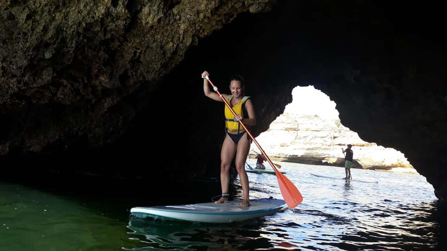 Albufeira: Caves and cliffs Paddleboarding (SUP) Tour - Key points to know before you book