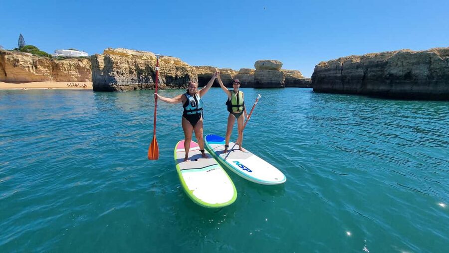 Albufeira: Caves and cliffs Paddleboarding (SUP) Tour - What the $40 price really includes