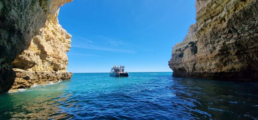 Albufeira: Coastline and Benagil Caves Tour by Catamaran - The Natural Arch of Albandeira and Praia da Marinha