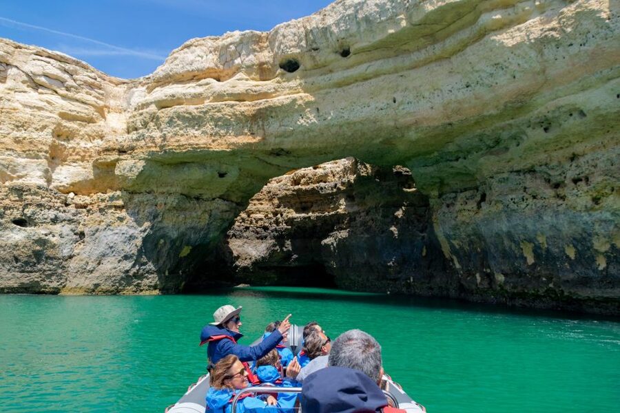 Albufeira: Dolphins, Benagil Caves and Coastline Boat Tour - The guides and the tone on board