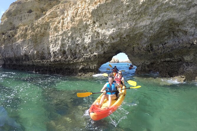 Albufeira Kayak Cave Tour – Hidden Beaches & Cliffs - Praia de São Rafael and the beach break