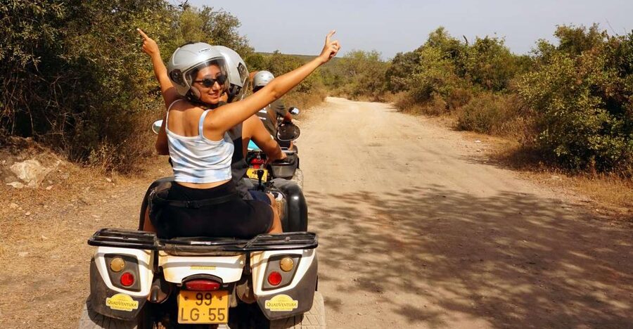 Albufeira: Off-road Quad Bike Adventure - Orange groves, farm tracks, and Algarve trees