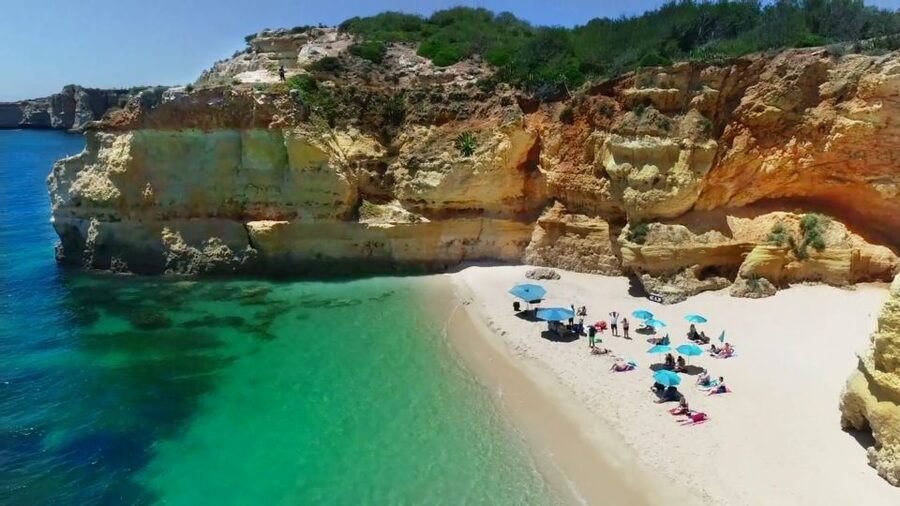 Albufeira: Sailing Boat Cruise BBQ & Open Bar on the Beach - Swimming, sun, and a slower middle of the day