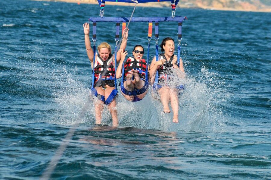 Albufeira: Single, Double or Triple Parasailing Tour - Taking off from Albufeira Marina