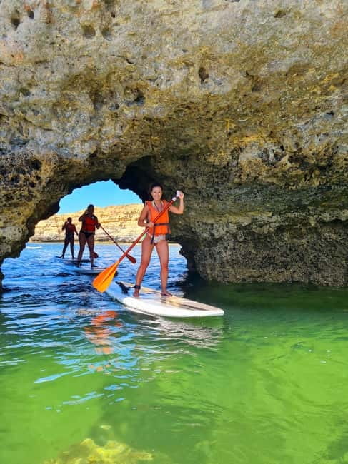 Albufeira SUP Secrets: Discover Albufeira’s Hidden Gems - The small beach stop after 45 minutes