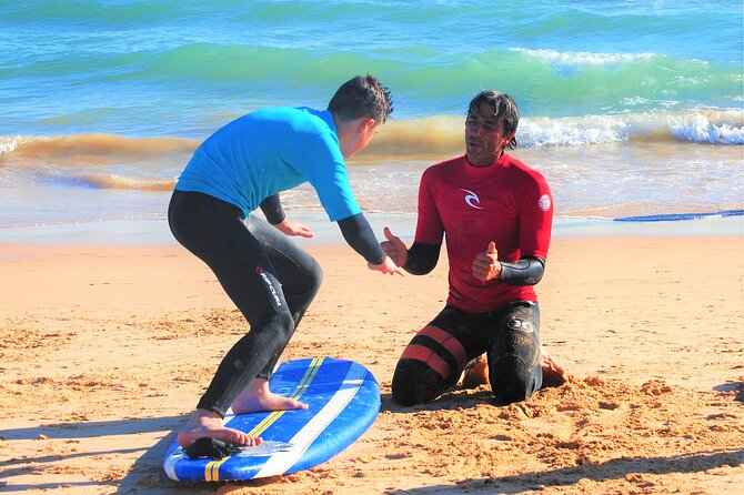 Albufeira: Surf Lesson - The first 30 minutes: warm-up, safety, and board skills