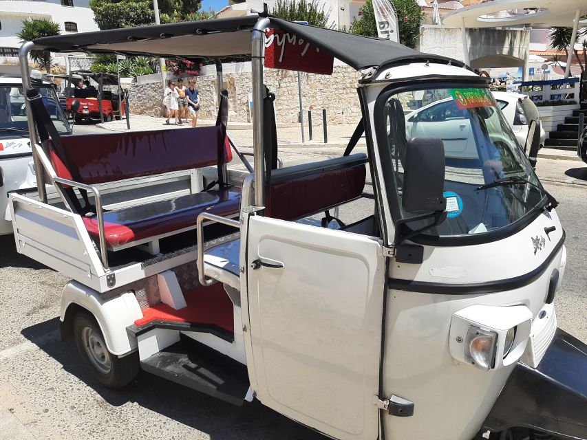 Albufeira: Tuk-tuk Sightseeing Tour - Aldeia das Açoteias, Tomatos Beach, and Vilamoura