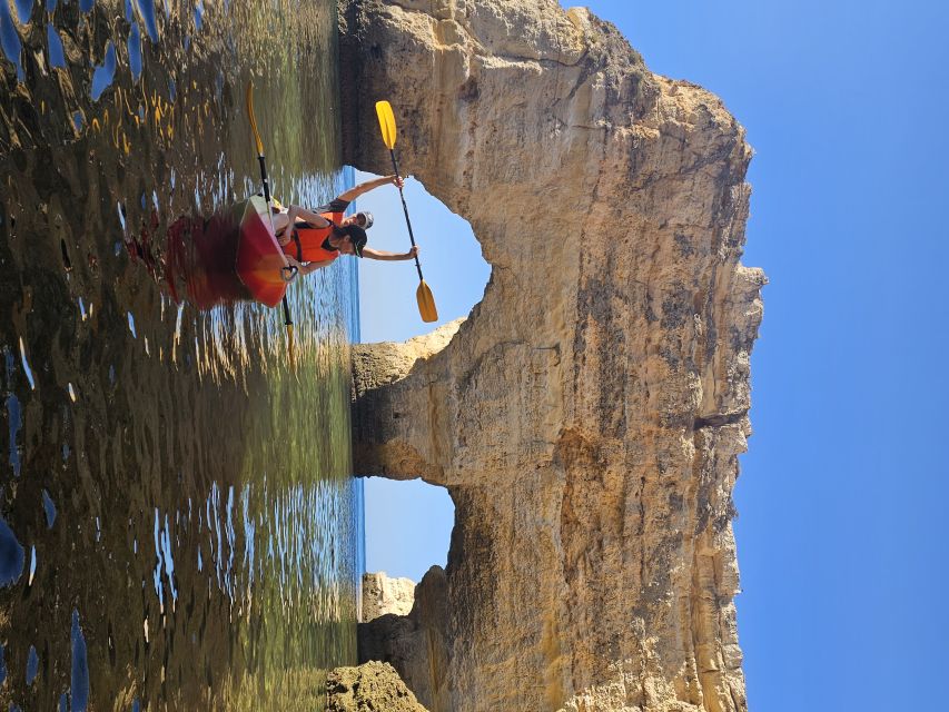 Algarve: 2-Hour Benagil Kayak Rental - The coast beyond the main cave