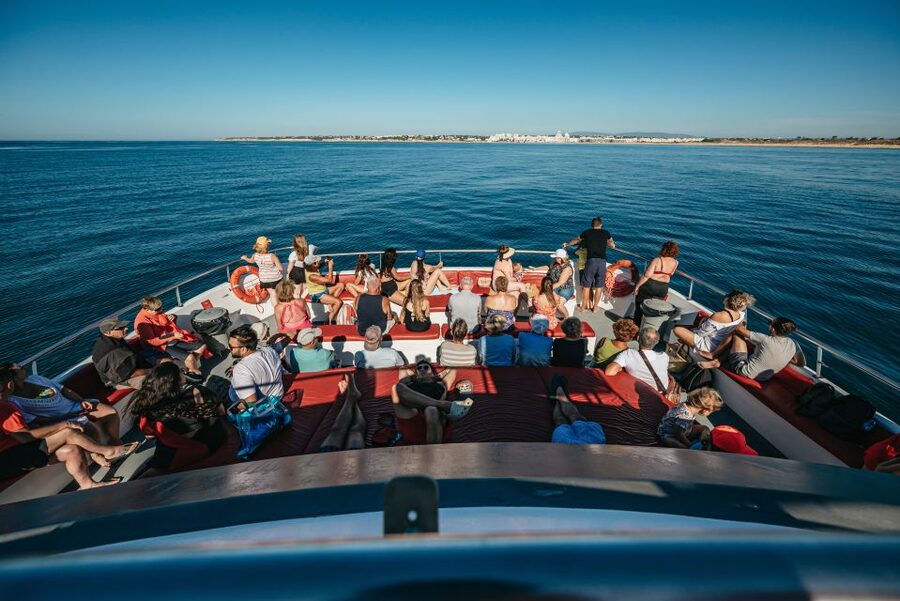 Algarve 3-Hour Caves and Coastline Boat Trip - From Albufeira Marina to the open coast