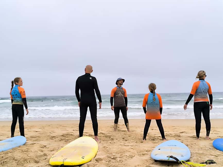 Algarve: Group Surfing Lesson - Dry land first, then board control