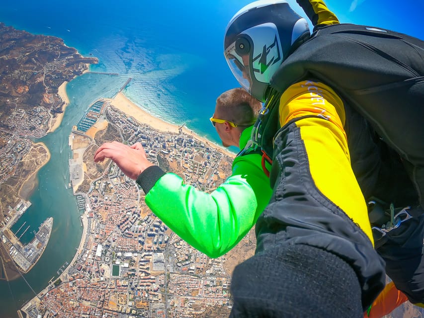 Algarve: Tandem Skydiving Adventure 15,000 to 10,000 Feet - What 20 to 70 seconds of free fall feels like