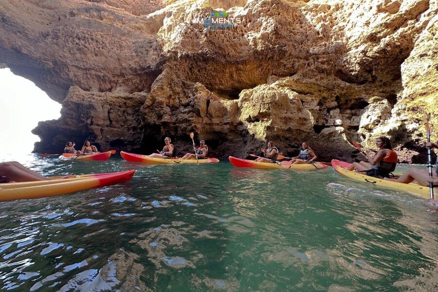 Armação de Pêra: 2-Hour Wild Beaches and Caves Kayak Tour - The Yellow Submarine formation