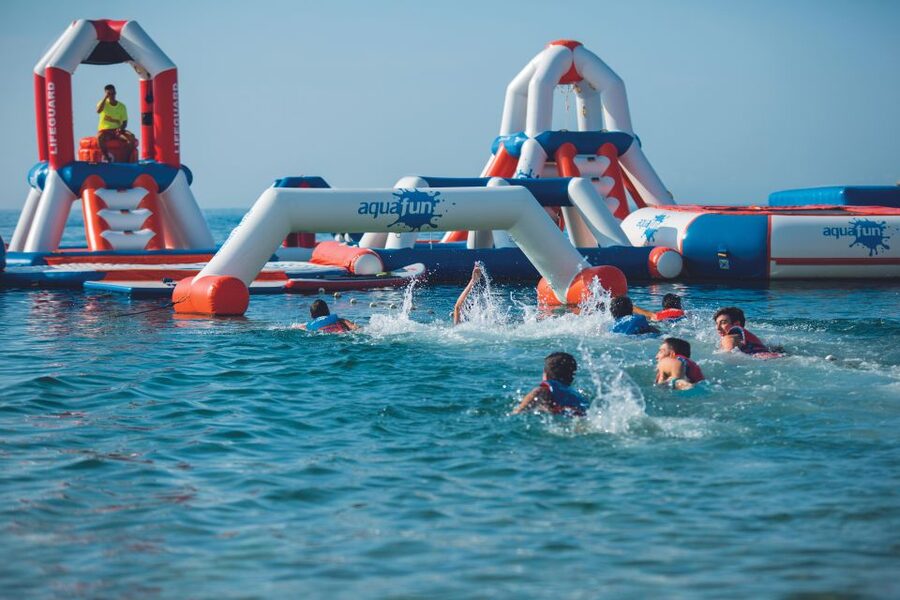 Armação de Pêra: Inflatable Waterpark Entry Ticket - Why the life jacket and swimming rule matter