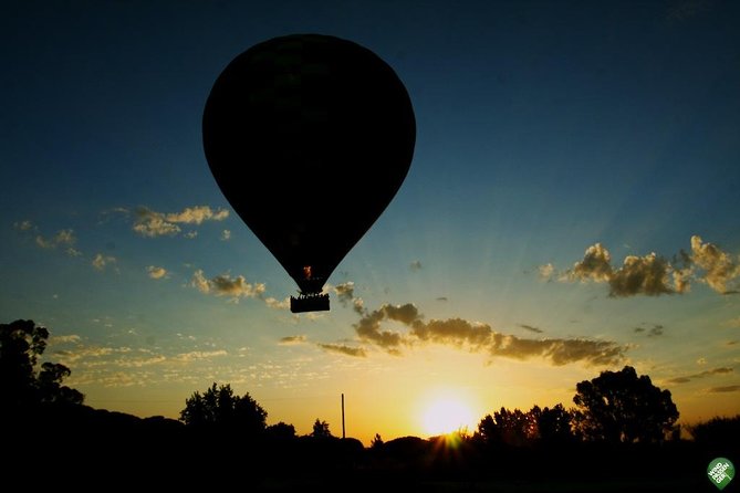 Balloon Ride with Complimentary Drink from Coruche - Champagne, certificate, and the return to Coruche