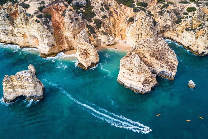 Beautiful coastal drive to the Ponta da Piedade caves in Lagos - When rough seas change the plan