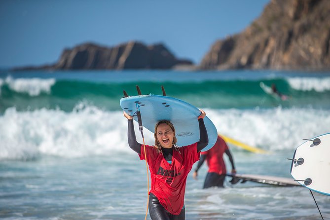 Beginner Surf Lesson at the Beautiful Algarvian West Coast - What you learn before entering the water