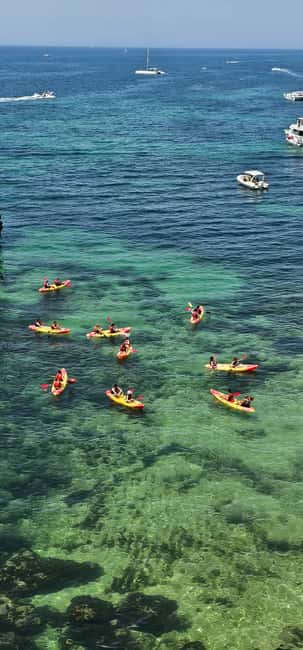 Benagil: 1:30Hour Kayak Rental with Private Parking - Paddling toward Benagil Cave