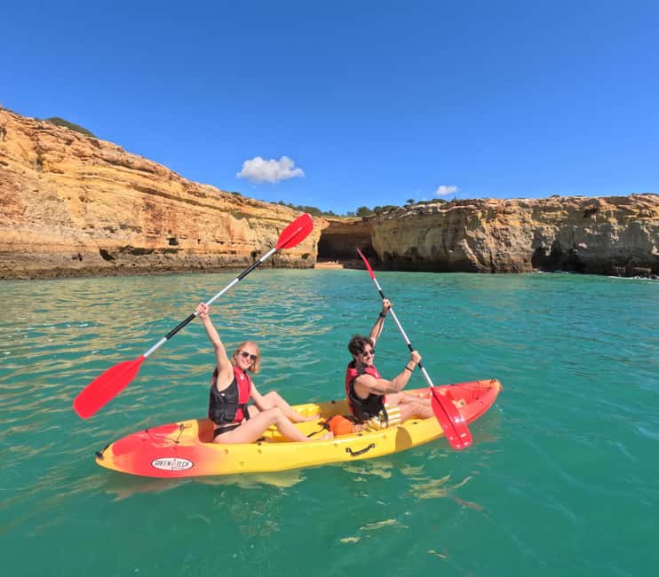 Benagil: 1:30Hour Kayak Rental with Private Parking - What the $34 price includes