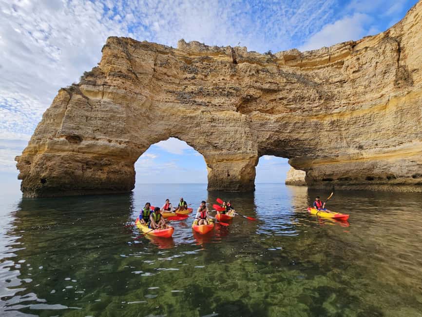 Benagil: 1:30Hour Kayak Rental with Private Parking - Getting ready with the right gear