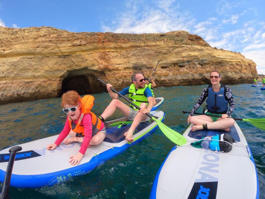 Benagil: Benagil Caves Guided Kayak Tour with Free 4K Photos - The included equipment and free photos