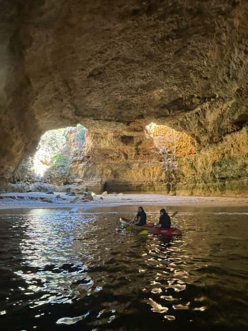 Benagil Cave - Kayak Guided tour - A stop for swimming and snorkeling