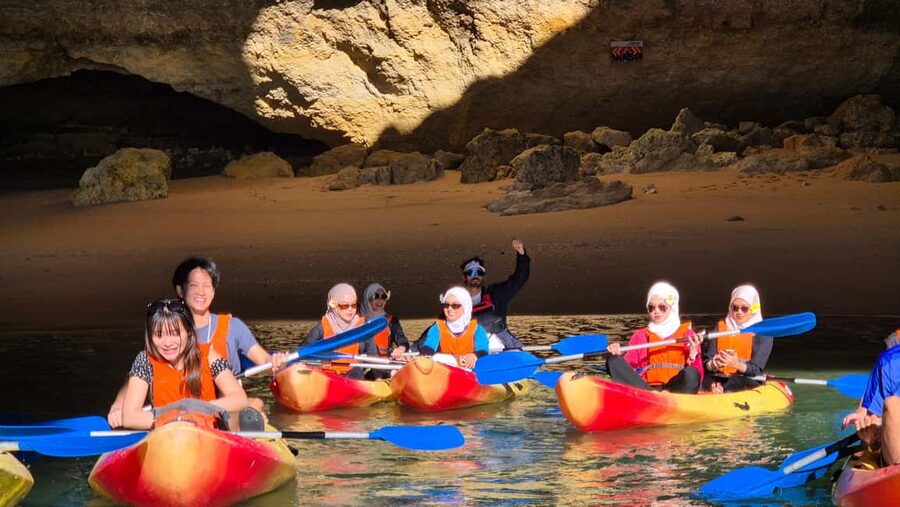 Benagil: Caves, Beaches, and Secret Spots Guided Kayak Tour - At a glance