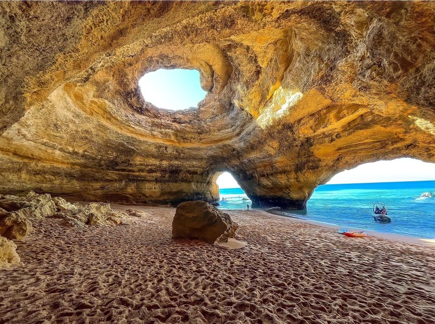 Benagil: Caves, Beaches, and Secret Spots Guided Kayak Tour - Inside the famous Benagil Sea Cave