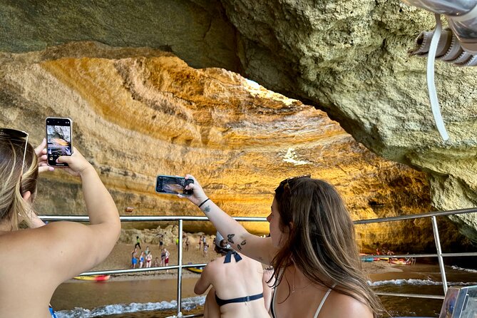 Benagil Caves & Coast from Portimão on an Eco-Friendly Catamaran - A quiet way to reach the Algarve’s famous caves