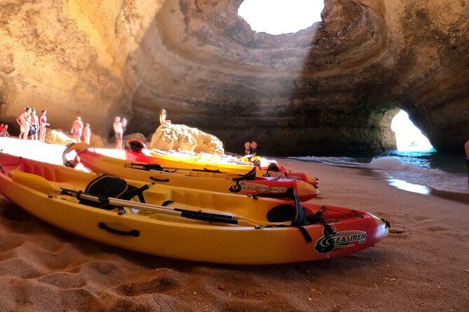 Benagil Kayak Tour On Board a Fantastic Catamaran - From Portimao Marina to the Benagil Coast