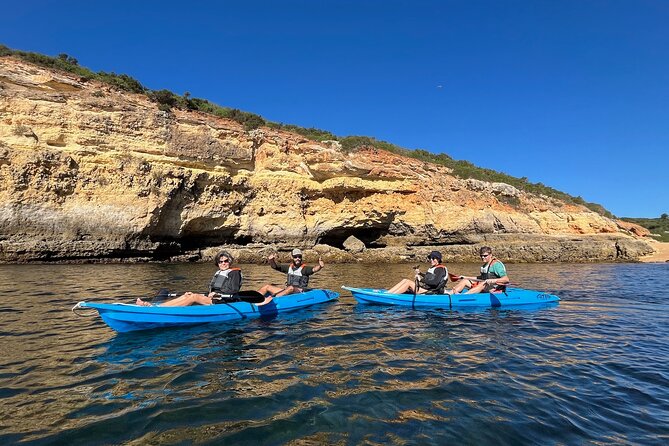 Benagil, Marinha & Albandeira - Kayak w/ Local Guide - Entering Benagil Cave from the sea