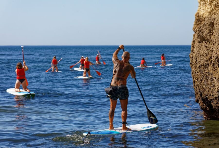 Benagil: Stand-up Paddle Board or Kayak Tour - Paddling into Algar de Benagil