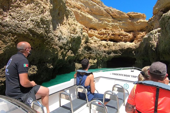Boat Trip to the Benagil Caves from Armação de Pêra - Albandeira and Corredoura reward the small boat