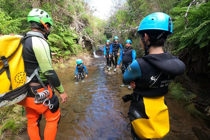 Canyoning in Madeira Island- Level 1 - Four rappels, small pools, and natural toboggans