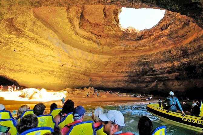 Caves and Dolphin Watching Cruise from Albufeira - Benagil Cave from the water