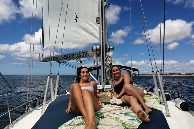 Coastal Tour on a Luxury Sailing Yacht From Vilamoura - The small white-sand beach reached by boat