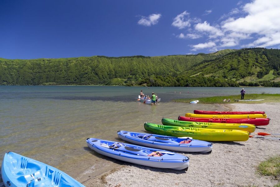 Double-Seat Kayak Rental at Sete Cidades Lake - Finding the Blue Lake meeting point