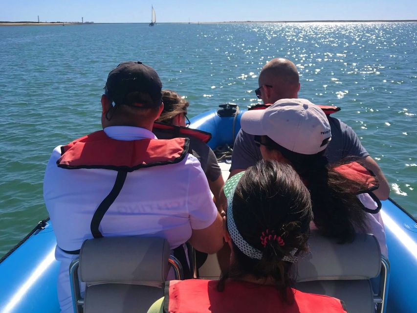 Faro: Speed Boat Tour - The stop at Praia da Ilha Deserta