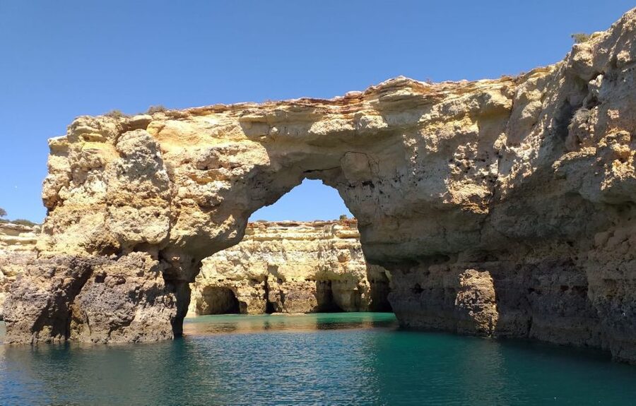 From Albufeira: Benagil Caves and Dolphins Guided Boat Tour - A fast, funny ride with useful coastal information