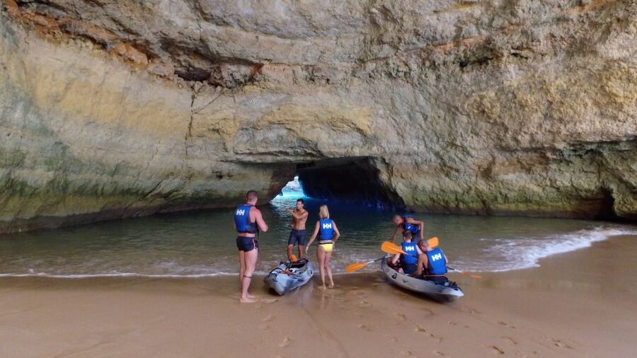 From Albufeira: Benagil Hidden Caves Tour by Kayak - Trading the catamaran for a kayak