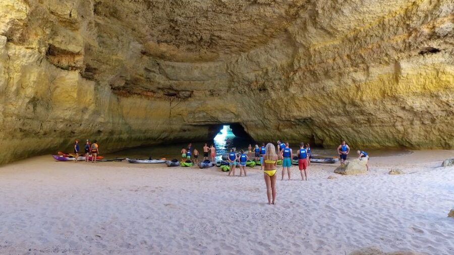 From Albufeira: Benagil Hidden Caves Tour by Kayak - Caves near Praia da Marinha and Albandeira