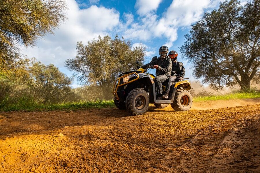 From Albufeira: Half-Day Off-Road Quad Tour - The operating windmill and the ecological farm