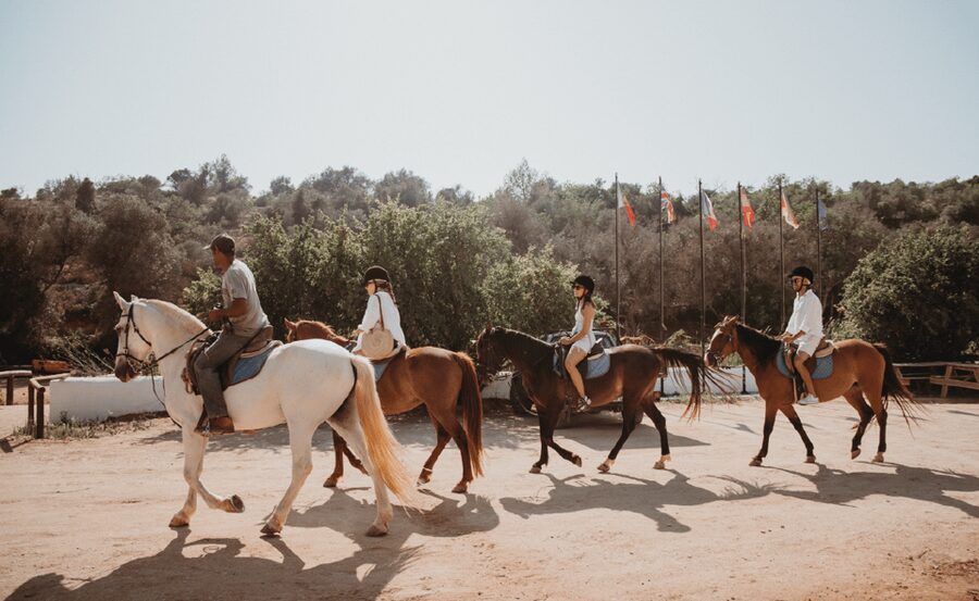 From Albufeira: Horse Riding Tour with Pickup - Leaving Albufeira for the countryside