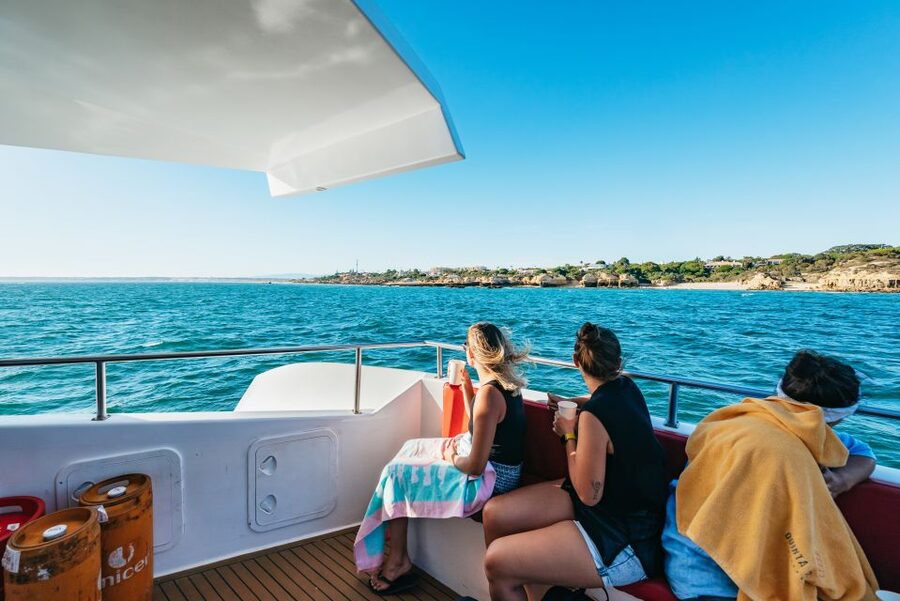 From Albufeira: Sunset Cruise and Beach BBQ with Open Bar - A secluded beach, candles, and a changing sunset