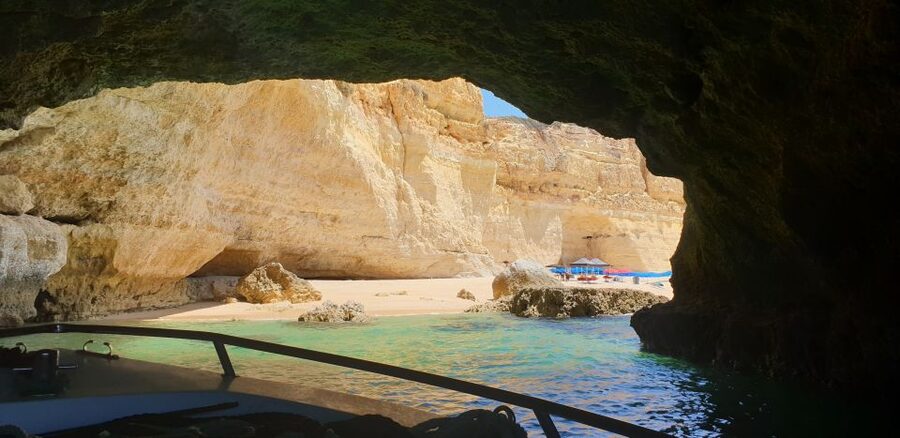 From Armação de Pêra: Benagil Caves and Beaches Boat Tour - Pontal Beach, Morena, and the yellow submarine
