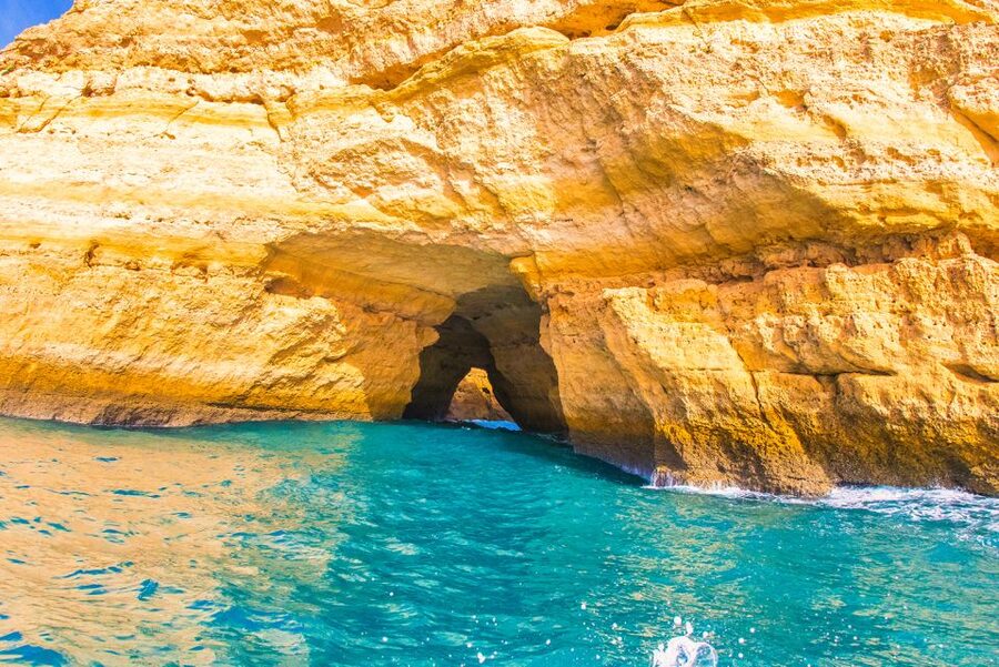 From Benagil: Benagil Caves Kayak Tour - The second hour toward Praia da Marinha