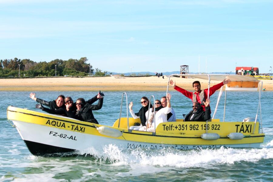 From Cabanas de Tavira: Octopus Route - Leaving Cabanas for Barra Artificial de Tavira